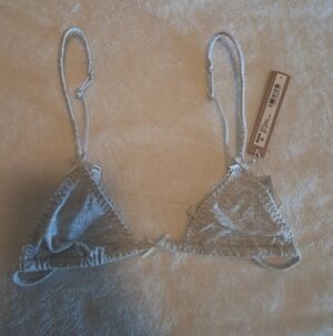 SKIMS Light Gray Triangle Bralette